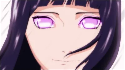 Comment s'appelle la pupille de couleur violet clair qu'Hinata a dans ses yeux ?