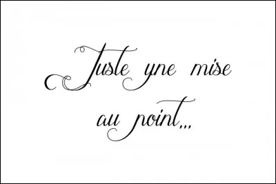 A qui doit-on le titre "Juste une mise au point" en 1989 ?