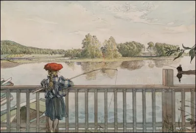 Qui a représenté sa fille à la pêche ?