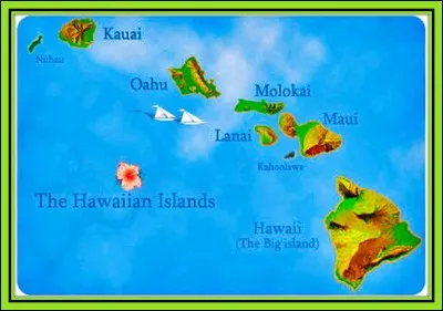 Dans quel continent se trouve l'archipel des îles Hawaï ?