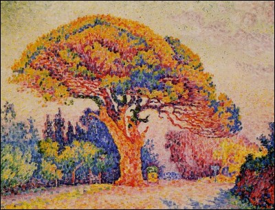 Le « Pin de Bertaud » ou « Pin Bertaud » est un arbre remarquable qui se trouvait à proximité du château Bertaud, dans un quartier de même nom à Gassin près de Saint-Tropez. Comment s'appelle le peintre, créateur du pointillisme, qui a représenté cette célébrité du golfe de Saint-Tropez avant l'heure ?