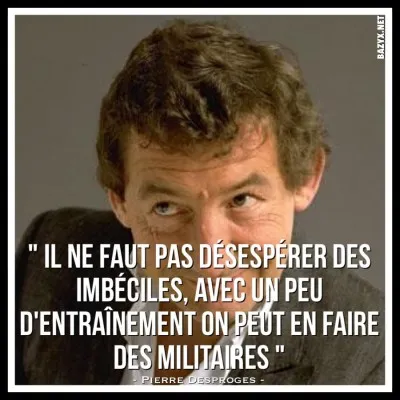 Pour Pierre Desproges, avec quoi pourrait-on comparer la culture ?