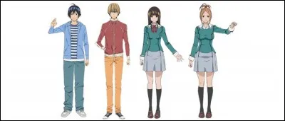 Parmi les quatre héros, quel est le seul qui ne s'est pas inscrit au même lycée que les autres ?