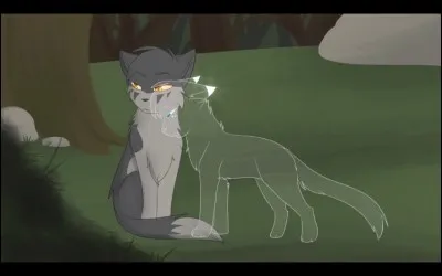 Lorsque Pelage de Neige rend visite à Griffe d'Épine, ce dernier...