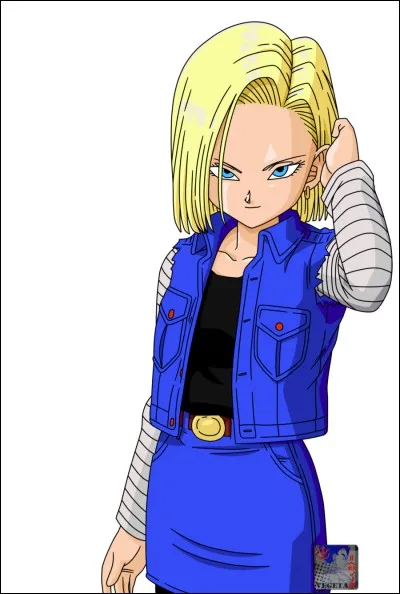 Que fait C-18 à Vegeta après lui avoir cassé le bras ?