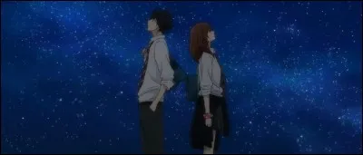 Selon les derniers mots de l'anime, qu'est-ce qui est un "printemps bleu" (Ao Haru) ?