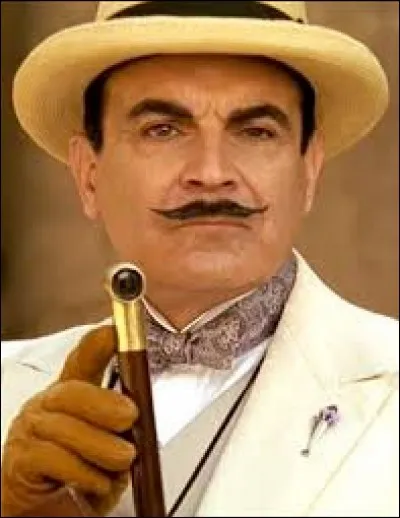 Le détective belge moustachu, maniéré et pointilleux Hercule Poirot est un personnage de(d') ...