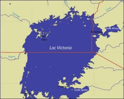 Quel est le pays côtier du golfe de Winam ?