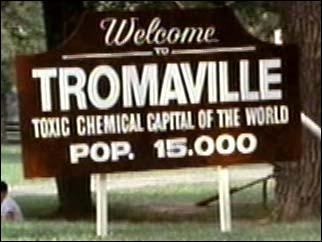 Tromaville est aussi connue comme tant la dcharge publique de :