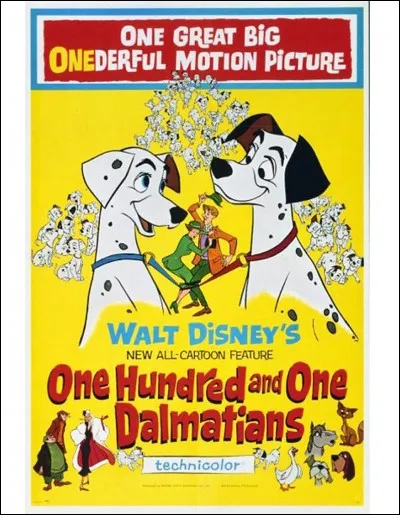 Combien y a-t-il de Dalmatiens dans ce film ?
(La réponse est écrite en anglais sur l'image)