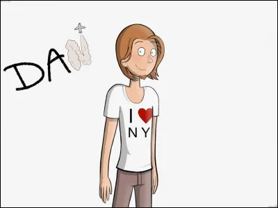 Dan écrit un poème à Karine.