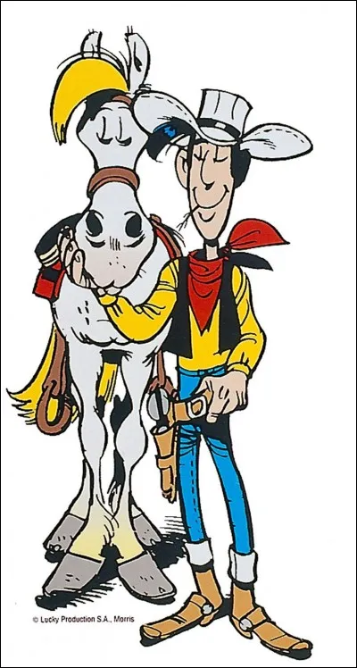 Lucky Luke re&ccedil;oit un t&eacute;l&eacute;gramme &agrave; la page 4 du tome 3.