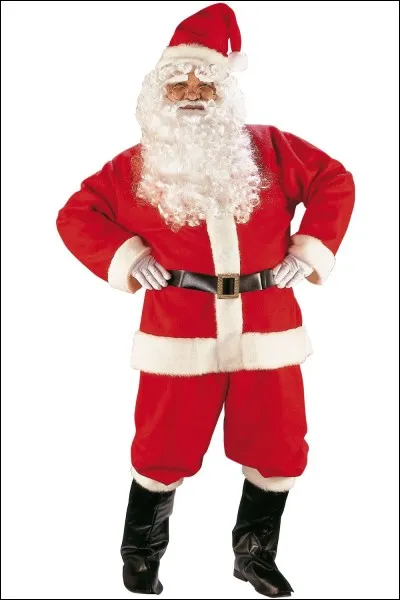 J'ai tout un équipement le soir de Noël et je donne des cadeaux en échange de biscuits et de lait ! Qui suis-je ?