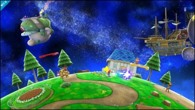 C'est une image extraite de "Mario Galaxy".