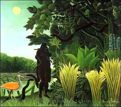 Qui a représenté la charmeuse de serpents ?