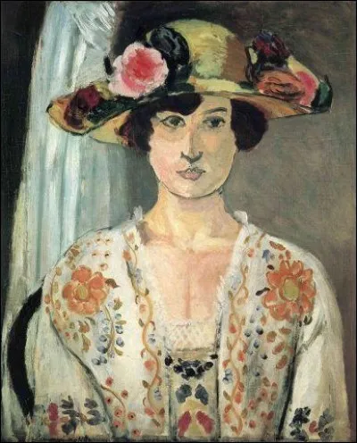 Qui est l'auteur de cette femme au chapeau ?