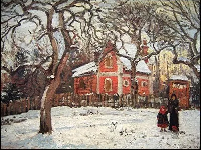 Qui a peint "Ch&acirc;taigniers &agrave; Louveciennes ?