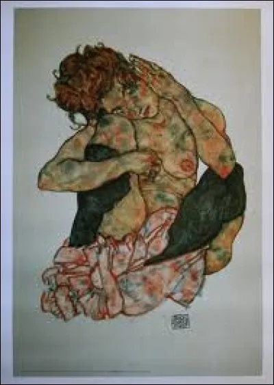 Qui a peint "Nu de fille accroupie" ?