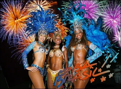 Danse brésilienne à deux temps :