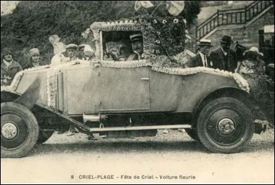 Dans les années 1908-1910, un groupe d'habitués de la station de Criel-Plage eut l'idée d'organiser une fête à date fixe, corso fleuri, bal etc...Quel est cet évènement qui aurait pu s'inscrire dans le folklore Criellois et qui a été remis au goût du jour, il y a deux ans ?