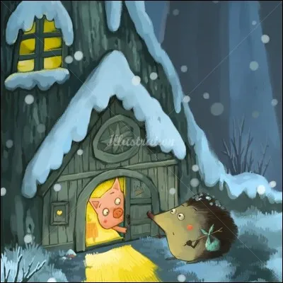 Qui est devant la maison ?