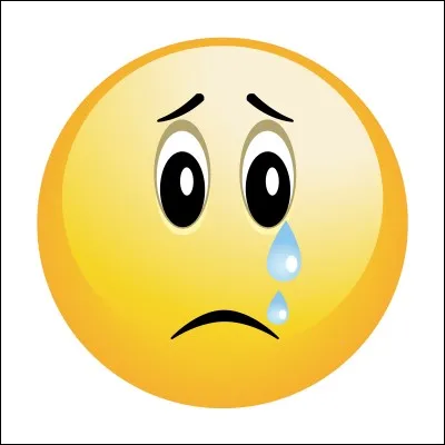 Tu pleures...