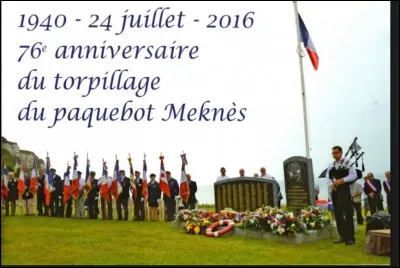 Une page historique pour Criel que l'histoire du paquebot Le Meknes torpillé en juillet 1940 par une flotte allemande à Southampton. Plus de 400 français périrent et un certains nombre de corps arrivèrent sur la plage . Ou peut-on trouver trace de cette tragédie humaine à Criel-sur-Mer ?