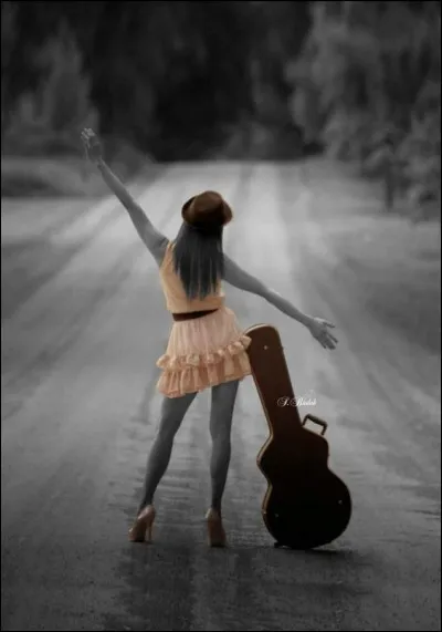 Qui chantait "Le long des autoroutes il y a de beaux paysages, j'ai ma guitare dans le dos et pas de ronds pour le voyage"