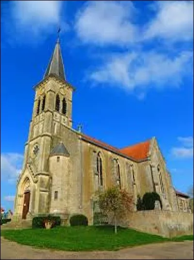 Voici l'église Saint-Georges de Manhoué. Commune Mosellane, elle se situe en région ...
