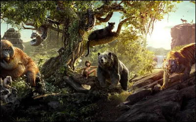 Sur cette photo, on peut voir Mowgli et Baloo !