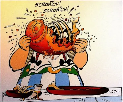 Quel personnage de bandes dessinées raffole de sangliers ?