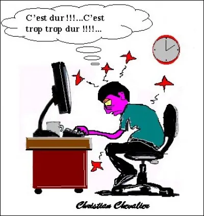 Dure quand on est agressif.