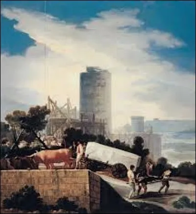 Qui a peint "La conduite d'une charrue" ?