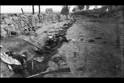 À cause de l'artillerie lourde et des armes à répétitions, il n'était plus question de faire avancer des armées vers un corps à corps pour qu'elles soient fauchées, presque totalement, avant d'arriver au but.

Il y eut donc évolution vers une nouvelle stratégie de bataille. Malheureusement, cela annonçait déjà la Première Guerre mondiale et ses millions de victimes.