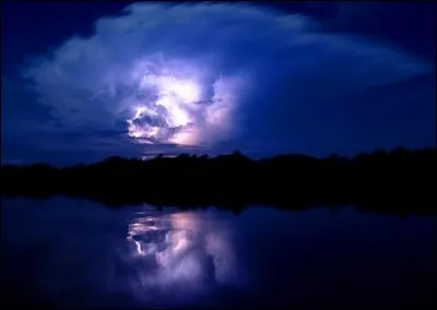 Tout étincellaient, y compris les vagues et les poissons.