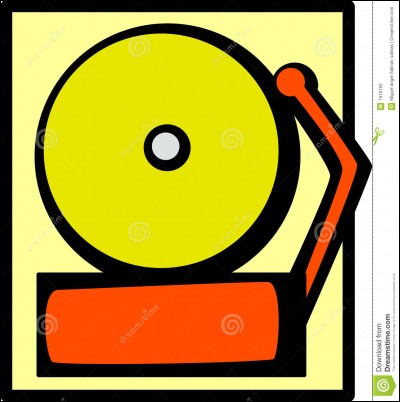 La cloche sonne. Il faut rentrer en classe. Comment réagis-tu ?