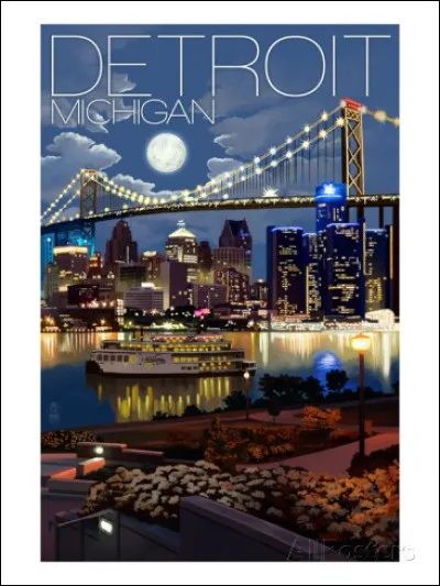 Detroit est une ville américaine, située dans l'Etat du Michigan au centre - Nord est des USA. Quel est son surnom ?