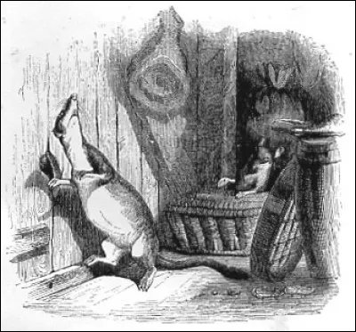 Qui se trouva prisonni&egrave;re de son grenier apr&egrave;s avoir trop mang&eacute;.