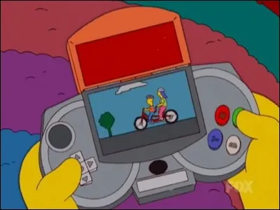 C'est un jeu auquel Bart a joué au lieu de faire du vélo en tandem avec sa mère Marge, car il ne voulair pas y aller. Le joueur a pour principe de contrôler un tandem avec deux personnages, qui ressemblent à Bart et à Marge. La mission de ce jeu est de "profiter du paysage". Comment est appelé ce jeu de console portable ?