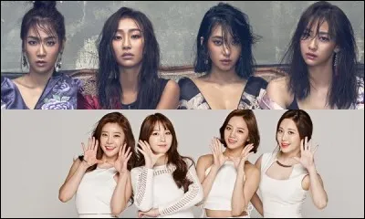 Quels sont les noms de ces deux groupes ?