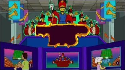 C'est un jeu vidéo où le joueur joue au saxophone numérique, à la trompette ou encore à la clarinette. C'est bien évidemment Lisa Simpson qui joue à ce jeu lors de la convention de jeu E4. Lisa doit jouer les notes colorées sur le tableau de bord en fonction de la musique tout en faisant défiler la cible en bas. Lisa doit également marcher dans le temps avec la musique, comme dans une fanfare !