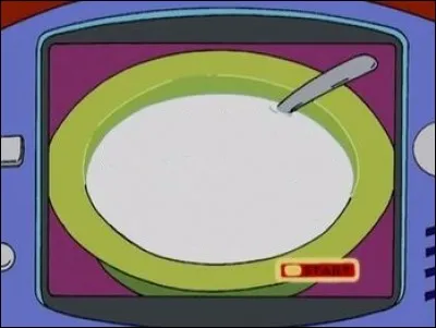 C'est un jeu vidéo pour Game Boy auquel Bart aime jouer. Il suffit de photographier des mascottes de céréales de petit-déjeuner ''Cap'n Crunch''. 

Quel est le nom de ce jeu ? 
On le voit dans l'épisode ''Dangerous Curves".