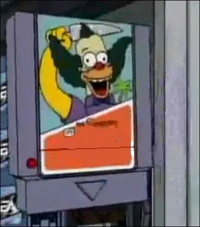 C'est un jeu fictif dans "The Simpsons Game"! Le jeu montre Krusty le Clown sur une île avec un couteau à la main. Les personnages jouables sont la famille Simpson. Le design entier du jeu est totalement pixelisé! Comment s'appelle ce jeu?