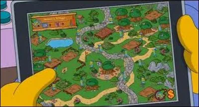 C'est un jeu sur tablette. Ce jeu ressemble beaucoup au jeu ''Village des Schtroumpfs". Ce jeu comprend des fonctionnalités pour acheter des baies dont malheureusement Homer croyait qu'on pouvait payer en monnaie virtuelle. Il a fini par dépenser 1 000 dollars. Quel est ce jeu si arnaqueur ?