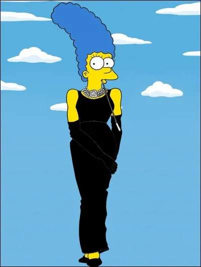 Marge a accidentellement coloré ses cheveux en étant petite, comment?