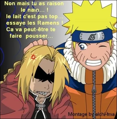 Edward semble être de mauvaise humeur. Quel conseil Naruto a-t-il bien pu lui donner ?