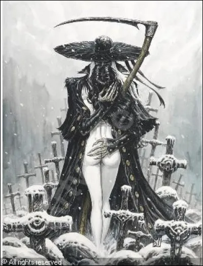 Personnage de la mythologie bretonne, représentant le serviteur de la mort venant chercher les hommes pour leur retirer la vie. Qui est-il ?