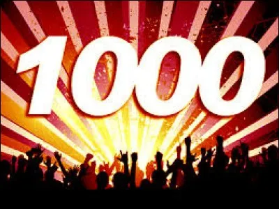 Voilà, c'est le 1000e quiz ! Comment écrit-on ce nombre en chiffres romains ?