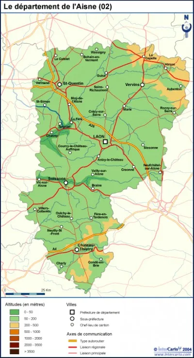 Allons maintenant dans l'Aisne : quel est l'intrus ?