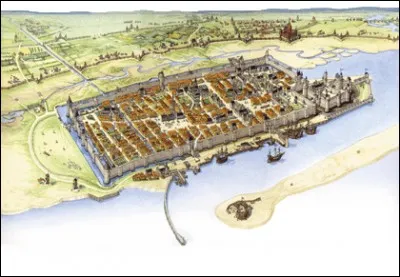 Pendant la guerre de Cent Ans, cette ville est assiégée onze mois par les Anglais, à partir de septembre 1346. De quelle ville maritime s'agit-il ?